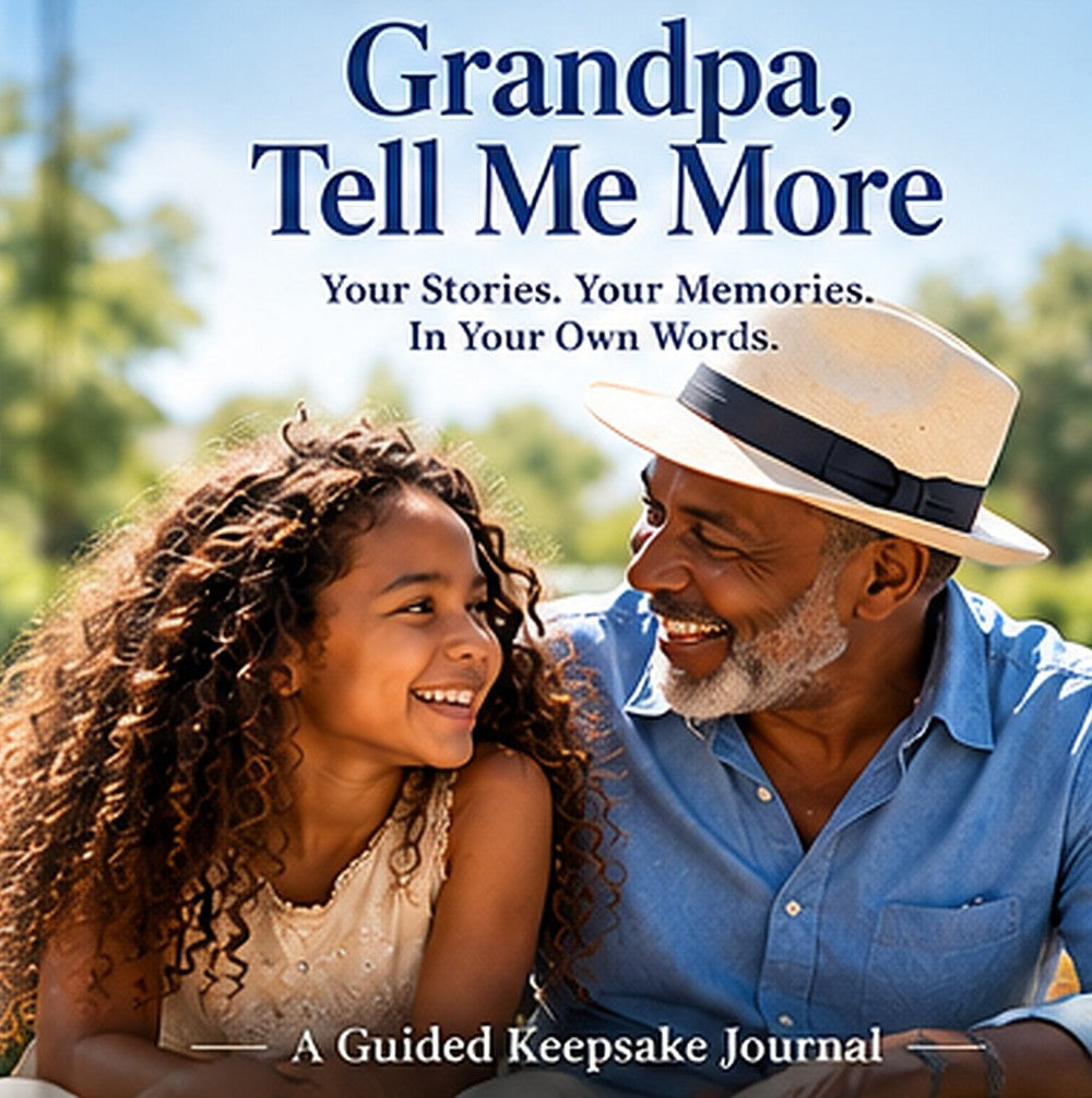 Grandpa, Tell Me More — Grandfather & Granddaughter Cover