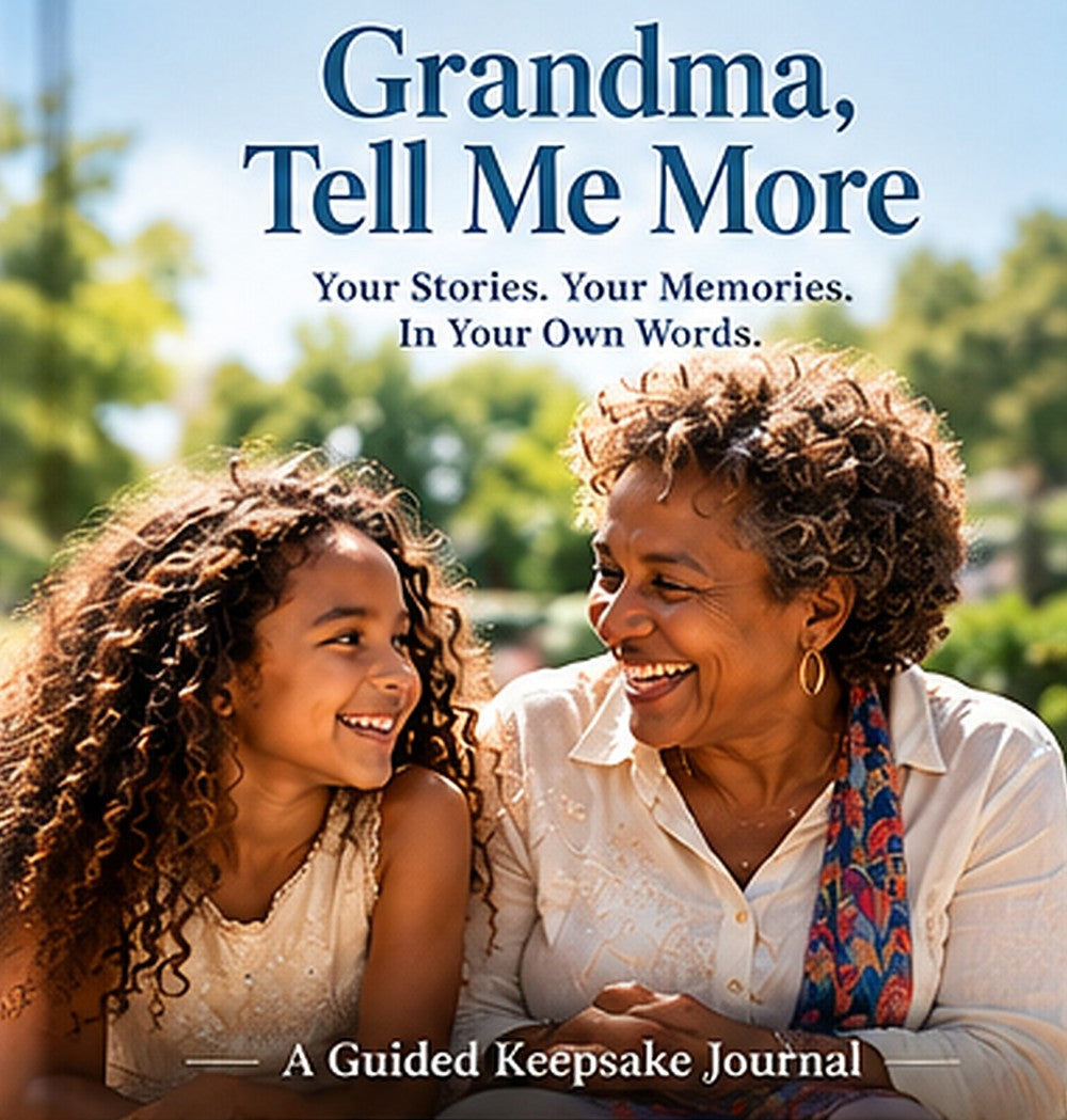Grandma, Tell Me More — Curly-Haired Granddaughter Cover