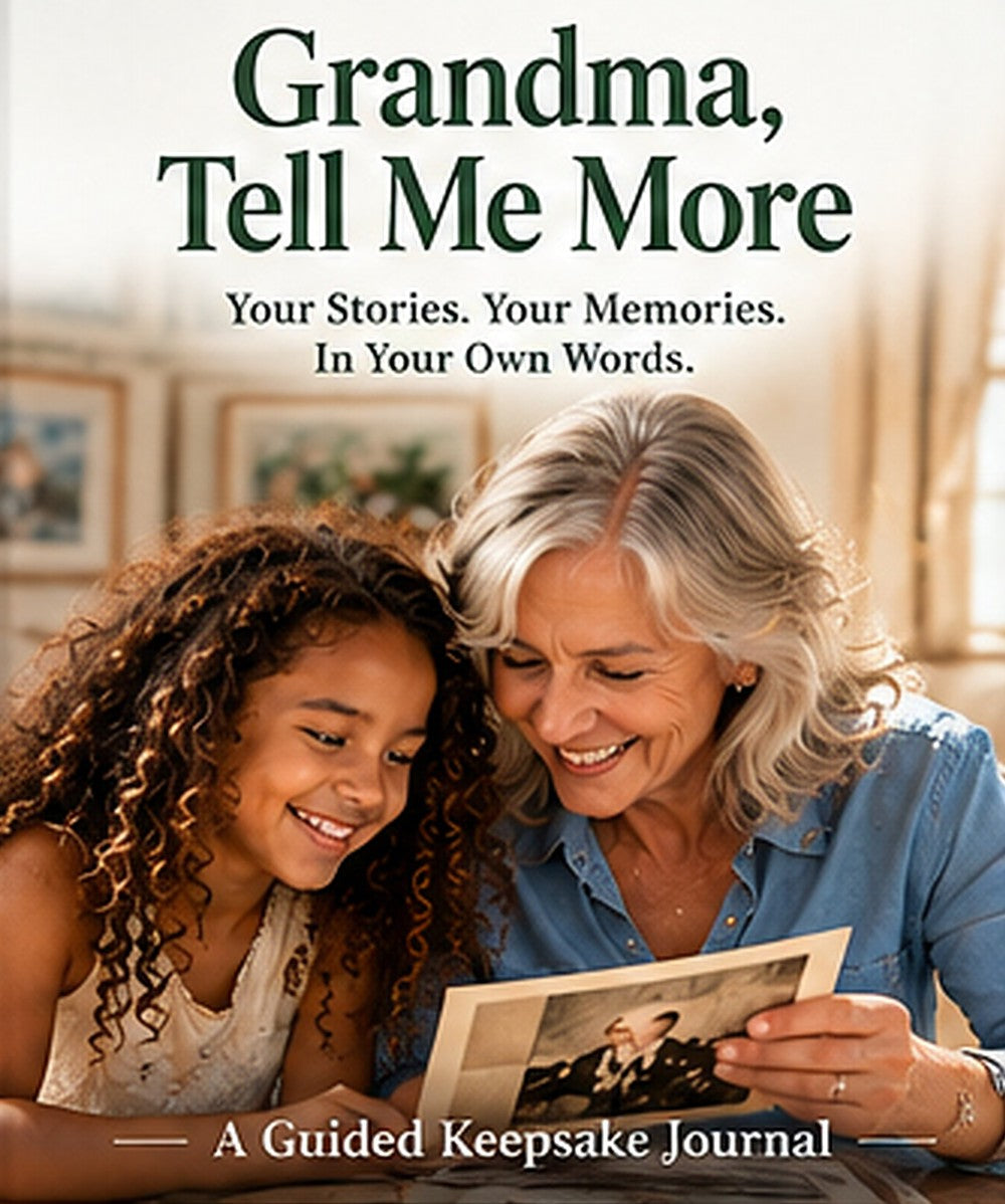 Grandma, Tell Me More — Grandmother & Granddaughter Cover