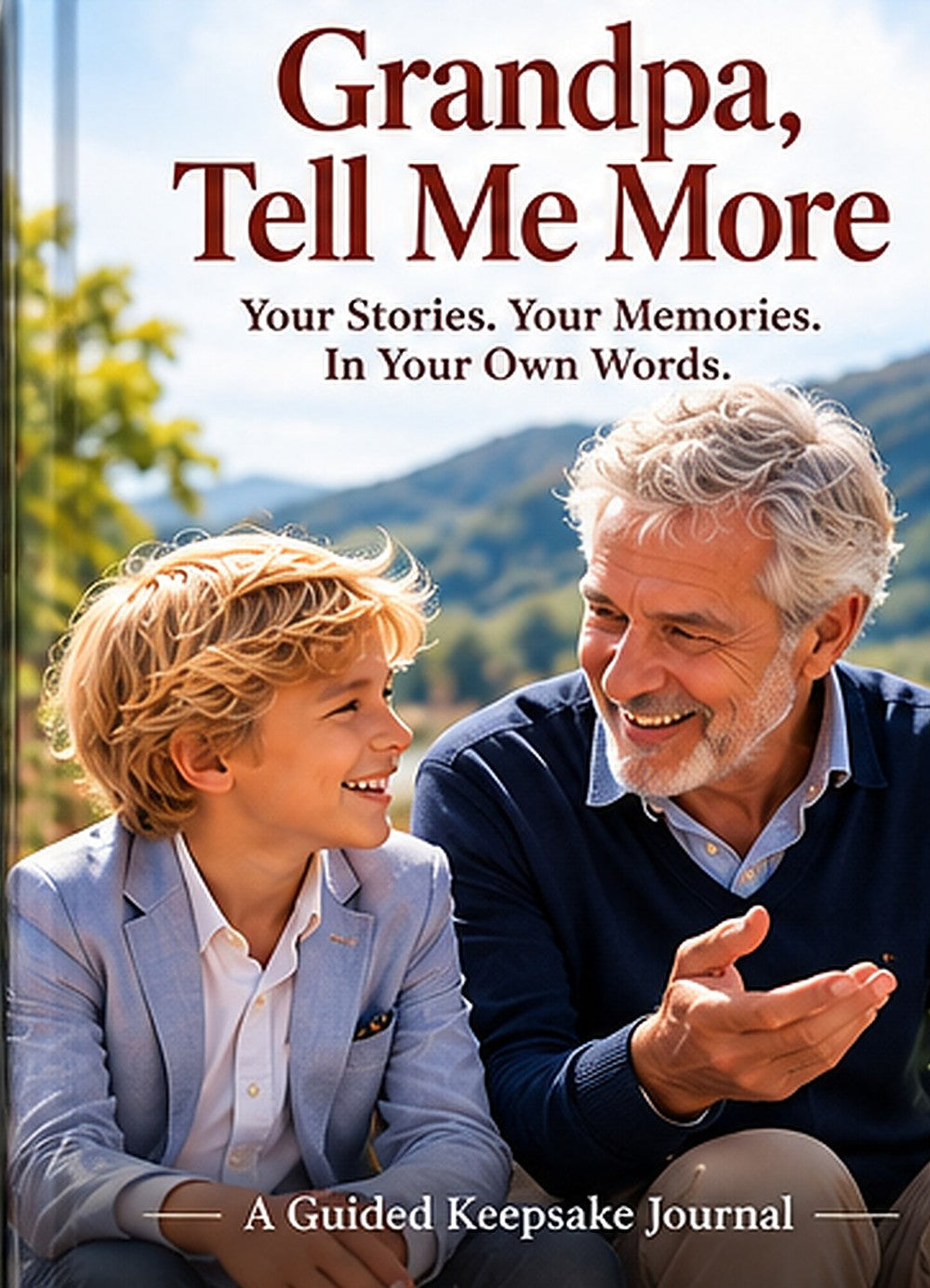 Grandpa, Tell Me More — Grandfather & Grandson Cover