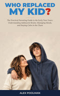 Who Replaced My Kid? funny parenting book cover – mother & son